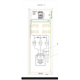 orçamento de projeto padrão de entrada de energia dwg Santa Cecília